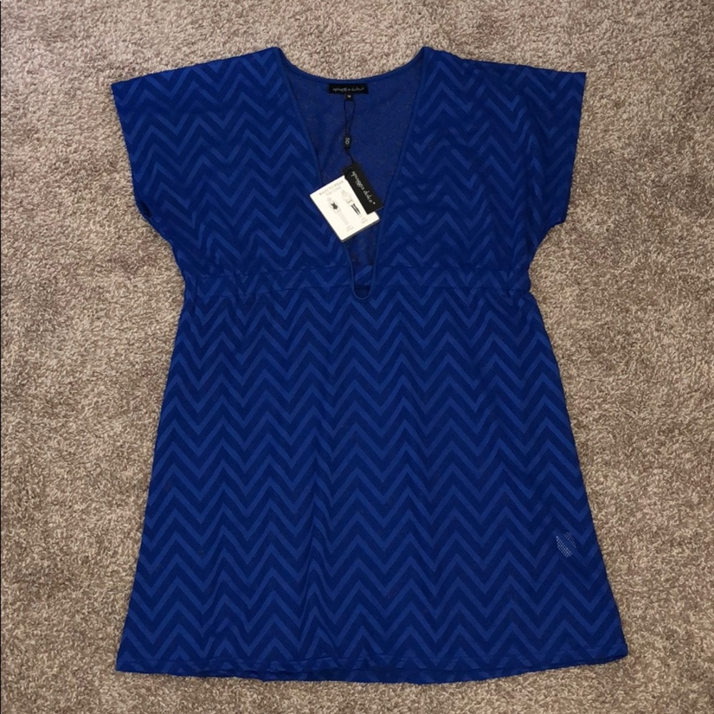 NWT Blue Swim Cover-Up